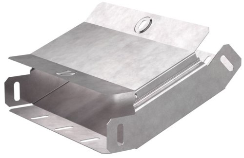 Угол для лотка вертикальный внутренний с крышкой Промрукав Стандарт 45град. 200х50 фото Угол для лотка вертикальный внутренний с крышкой Промрукав Стандарт 45град. 200х50 картинка